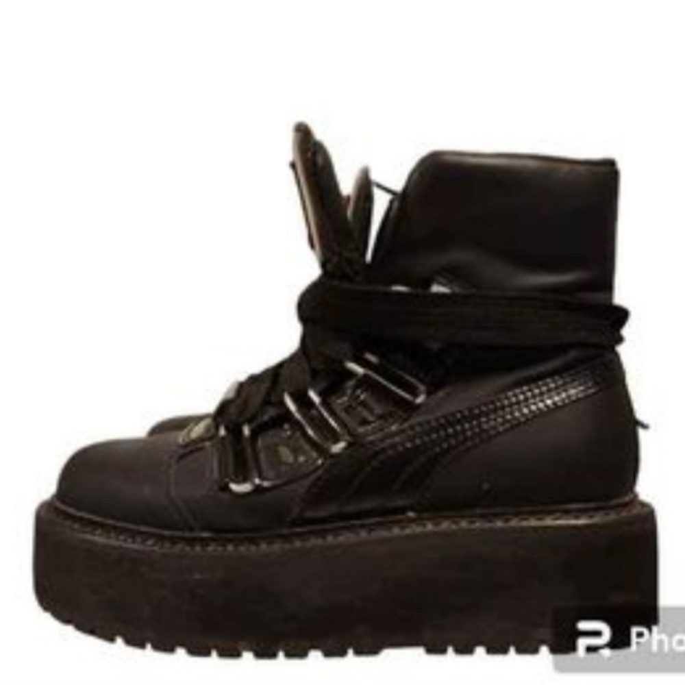 Rihanna & Puma Collaboration-Black High Tops by Rihanna